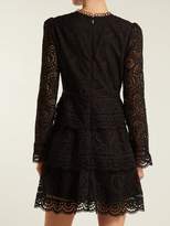 Thumbnail for your product : Zimmermann Tali Embroidered Cotton Dress - Womens - Black