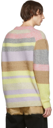 Acne Studios Multicolor Oversized Striped Sweater