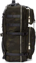 Thumbnail for your product : Balmain Khaki Camo Nomade Backpack