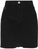 Thumbnail for your product : Maje Distressed Denim Mini Skirt