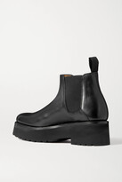 Thumbnail for your product : Grenson Naomi Leather Platform Chelsea Boots - Black