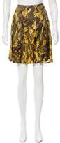 Thumbnail for your product : Cacharel Abstract Printed Satin Skirt