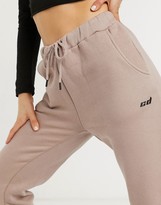 Thumbnail for your product : Criminal Damage oversized joggers in mushroom