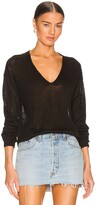 Thumbnail for your product : White + Warren Relaxed V Neck Sweater