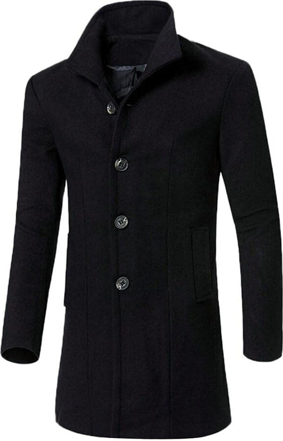 TMDD Men's Formal Trench Coat ShopStyle