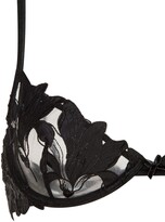 Thumbnail for your product : Fleur Du Mal Lily embroidered bra