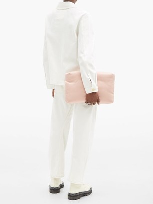 Kassl Editions Padded-satin Clutch - Pink