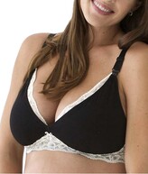 Thumbnail for your product : Belabumbum Women's Maternity Lotus and Nursing Lace Trimmed Bra