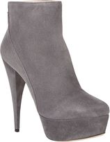 Thumbnail for your product : Miu Miu Platform Ankle Boots-Grey