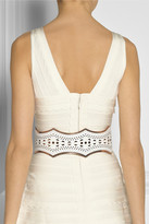 Thumbnail for your product : Alaia Scalloped leather waist belt
