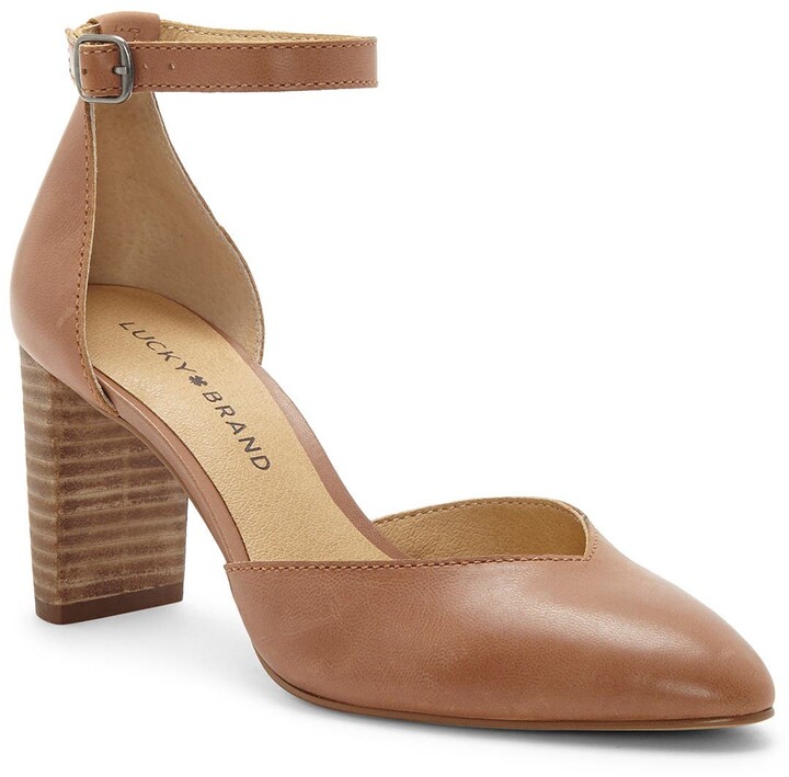 Lucky brand mariannah stack heel pump Clearance