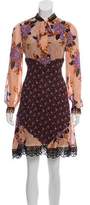 Thumbnail for your product : Anna Sui Silk Knee-Length Dress