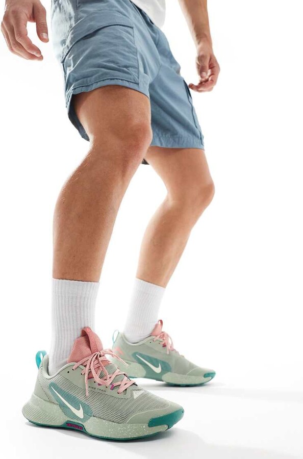 nike pale green trainers