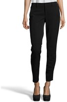Thumbnail for your product : Vince black stretch cotton 'Strapping' cropped tapered ankle pants