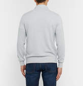 Thumbnail for your product : Loro Piana Roadster Striped Cashmere Half-Zip Sweater