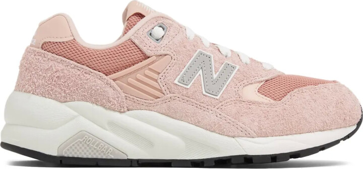 New Balance 580 Logo-Patch Suede Sneakers