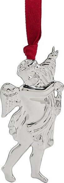 Wedgwood Festive Raphael Ornament in Silver