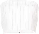 Thumbnail for your product : Thierry Mugler pinstripe bandeau top