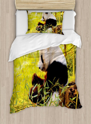 Ambesonne Panda Duvet Cover Set