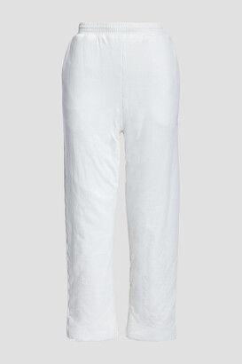 MM6 MAISON MARGIELA Embroidered cotton-jersey track pants