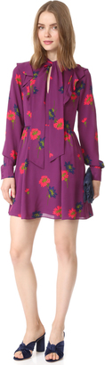 Tanya Taylor Spaced Out Floral Aubree Dress