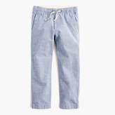 Thumbnail for your product : J.Crew Boys' chambray pull-on pant with reinforced knees