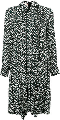 Marni geometric print shirt dress