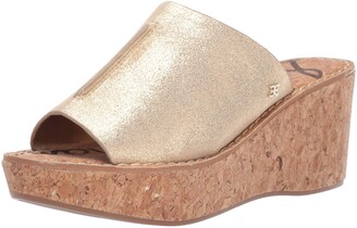 sam edelman gold wedges