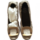 Thumbnail for your product : Roger Vivier Ecru Suede Heels