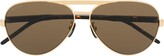 Thumbnail for your product : Gucci Eyewear GG1163S aviator-frame sunglasses
