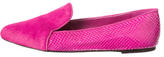 Thumbnail for your product : Brian Atwood Snakeskin Ponyhair Flats