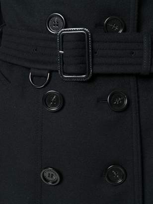 Burberry collar detail coat