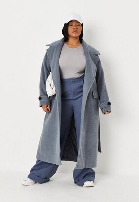 missguided belted coat