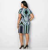 Thumbnail for your product : Avenue Textured Geo Sheath Dress