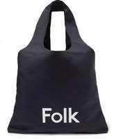 Thumbnail for your product : Folk Logo-Print Cotton-Blend Tote Bag - Men - Navy