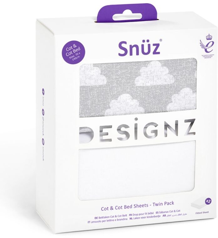 Snüz Snuz Cot Fitted Sheets (Pack of 2) ShopStyle Kids Bed Linens