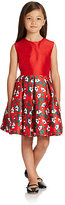 Thumbnail for your product : Oscar de la Renta Girl's Magnolia Mikado Taffeta Party Dress