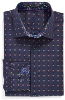 Thumbnail for your product : Bugatchi Shaped Fit Check Sport Shirt