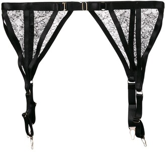 Something Wicked Annabel lace suspenders belt