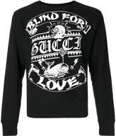Thumbnail for your product : Gucci blind for love print sweatshirt