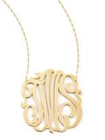 Thumbnail for your product : Jennifer Zeuner Jewelry Three-Initial Pendant Necklace