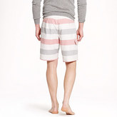 Thumbnail for your product : J.Crew 9" Board Short In Stripe Oxford Cloth