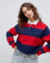 Thumbnail for your product : Polo Ralph Lauren Bring It Back Pack Cropped Rugby Shirt