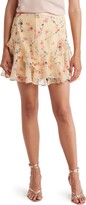 Thumbnail for your product : Lulus Chic Inspiration Floral Ruffle Chiffon Miniskirt