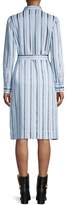 Thumbnail for your product : Tory Burch Striped Belted Shirtdress