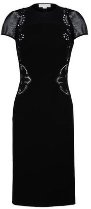 Stella McCartney Black Mesh Embroidery Dress