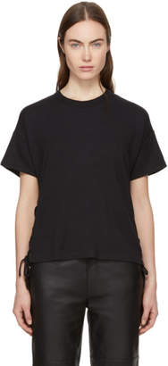 Rag & Bone Black Lace-Up T-Shirt