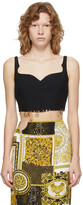 Thumbnail for your product : Versace Black Charms Corset Tank Top