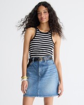 Thumbnail for your product : J.Crew Tall denim mini skirt in light sky wash