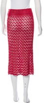 Thumbnail for your product : Dolce & Gabbana Crochet Midi Skirt